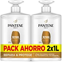 Los mejores  - Pantene Champu- Repara Y Protege- 2 x 1 litro- Como Vitaminas Para El Cabello- Sin Siliconas